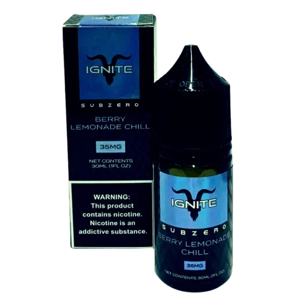 Essência Nic Salt Ignite -Berry Lemonade Chill - 35mg 30ml