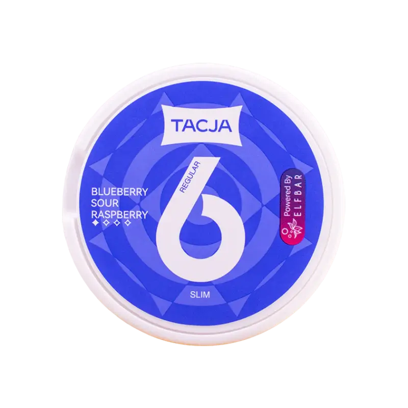 Nicotine Pouch Elfbar Tacja – Blueberry Sour Raspberry (20 unidades)