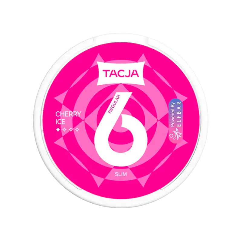 Nicotine Pouch Elfbar Tacja – Cherry Ice – 20 Unidades