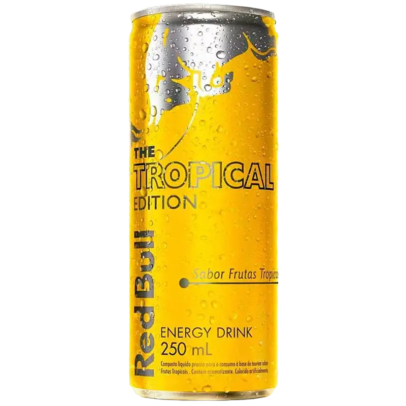 Red Bull Tropical 250ml | Energético Sabor Tropical | Campinas