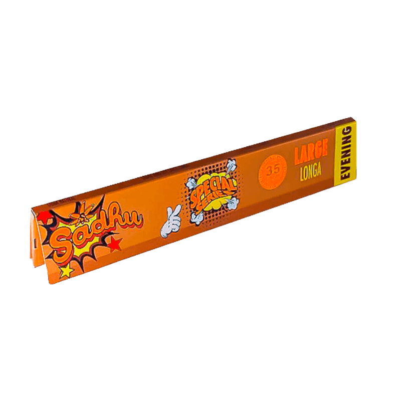 Seda Sadhu Large Longa | Papel Grande Queima Lenta | Entrega Campinas + Envio Brasil