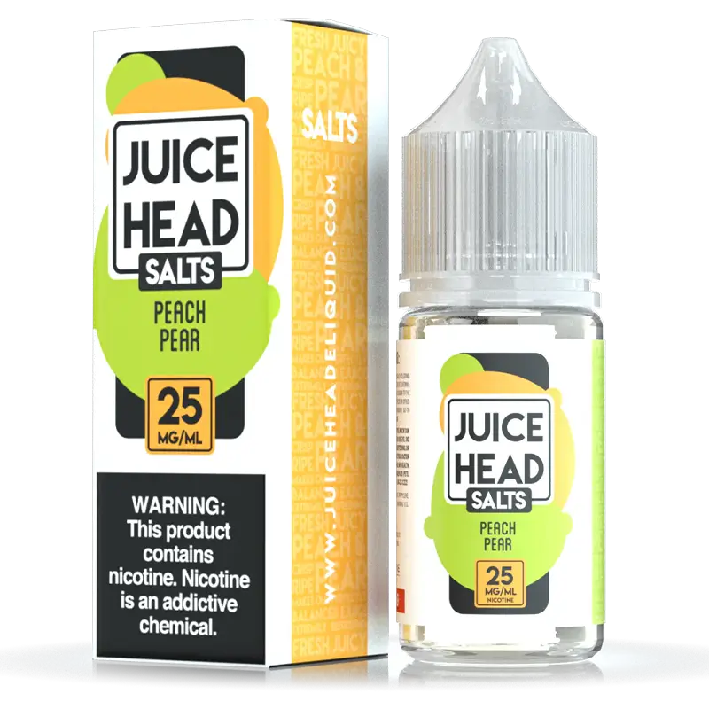 Juice Head Salt Peach Pear 25mg 30ml | Pêssego e Pera