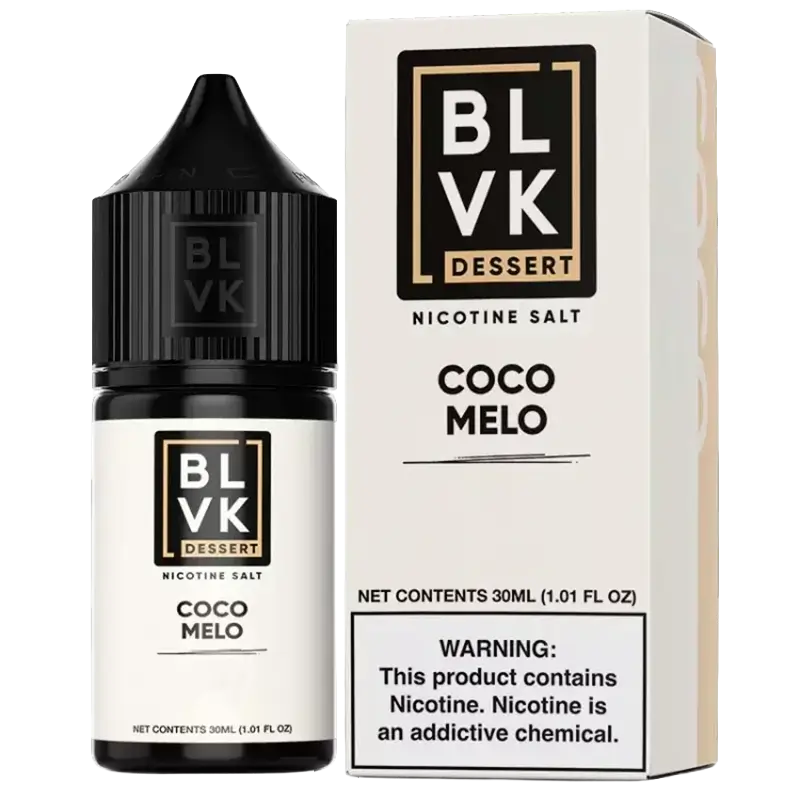 Nic Salt BLVK Dessert Coco Melo 50mg 30ml (Coco com Melão)