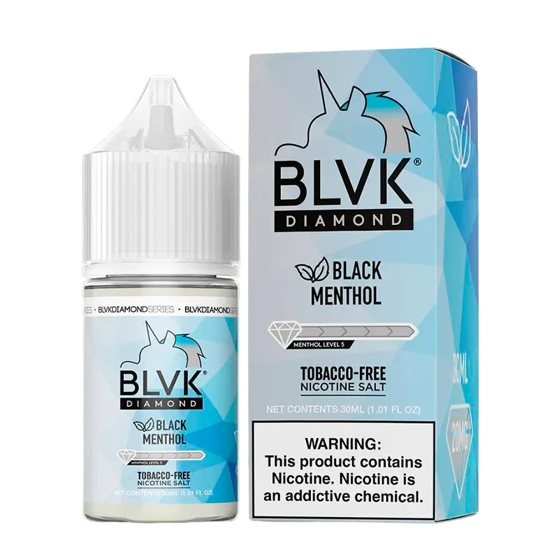 Nic Salt BLVK Diamond Black Menthol 50mg 30ml (Mentol Intenso)