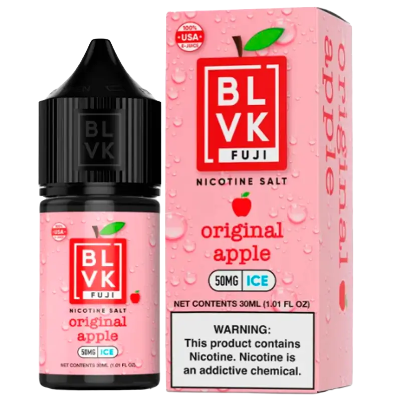 Nic Salt BLVK Fuji Original Apple 50mg 30ml (Maçã Fuji)