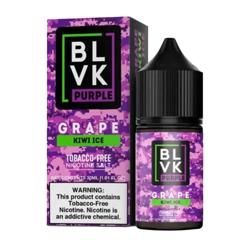 Nic Salt BLVK Grape Kiwi Ice 35mg 30ml (Uva com Kiwi Gelado)
